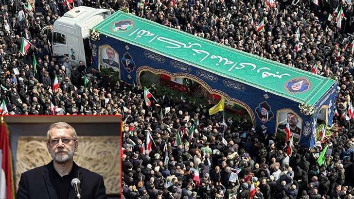 Laricani için cenaze töreni düzenlendi