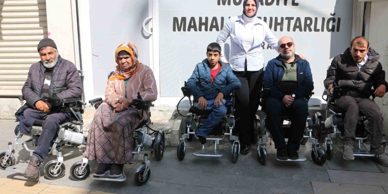 Engelli 10 kişi, akülü sandalye ile bayrama rahat girecek
