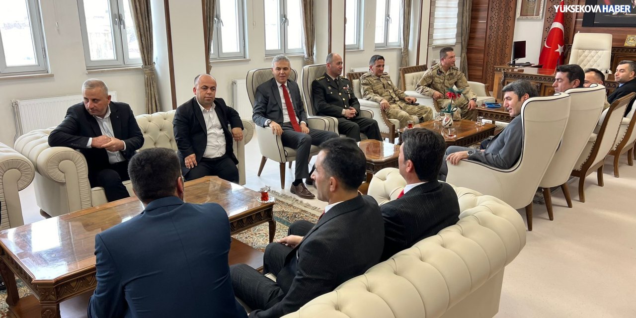 Yüksekova Kaymakamlığı’nda bayramlaşma programı düzenlendi