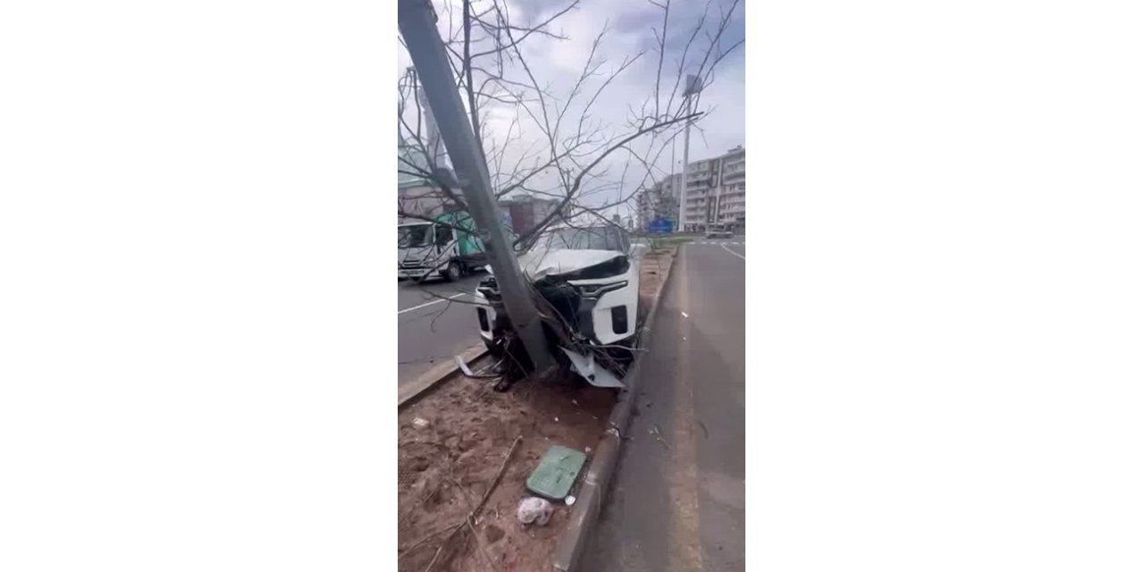 Diyarbakır’da trafik kazası: 1 yaralı