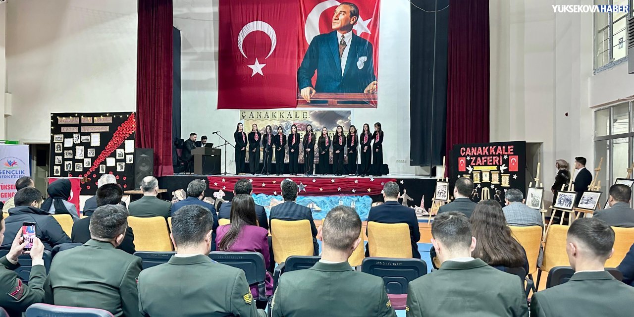 Yüksekova’da Çanakkale Zaferi’nin 111. yılı anıldı