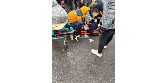 Nusaybin'de tankerin çarptığı yaya yaralandı