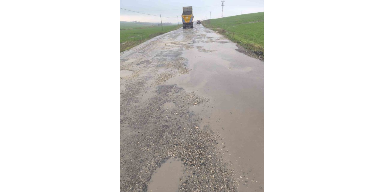 Silvan ilçesinde vatandaşlardan ’yol’ çağrısı