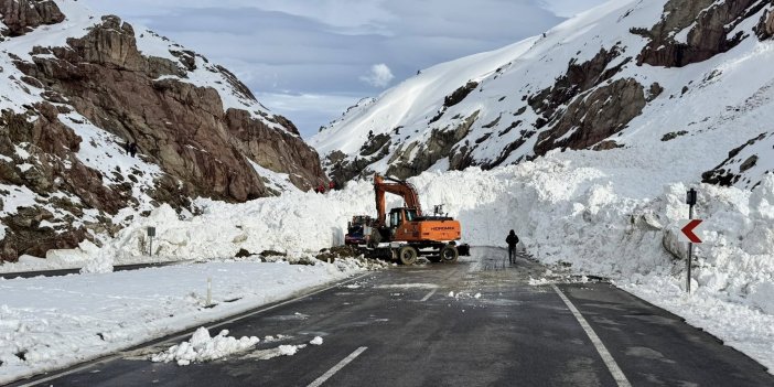 Çığ nedeniyle ulaşıma kapanan Van-Hakkari kara yolu açıldı