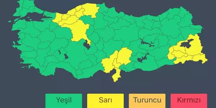 İçişleri Bakanlığından Hakkari dahil, 18 il için kar ve sağanak uyarısı