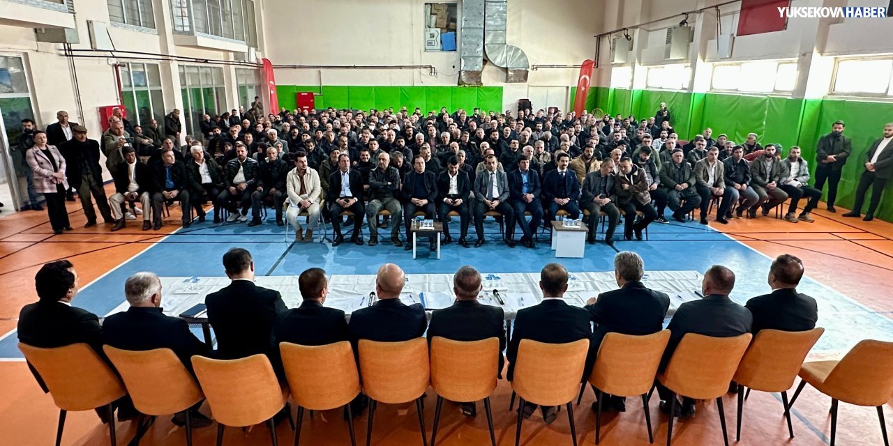 Yüksekova’da tapu sorunu için toplantı: “30 yıllık meselede son aşamaya gelindi”