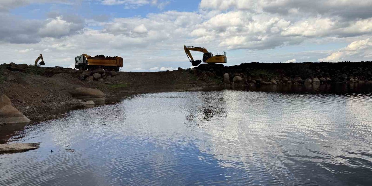 Diyarbakır’daki sulama göleti inşaatı tamamlandı