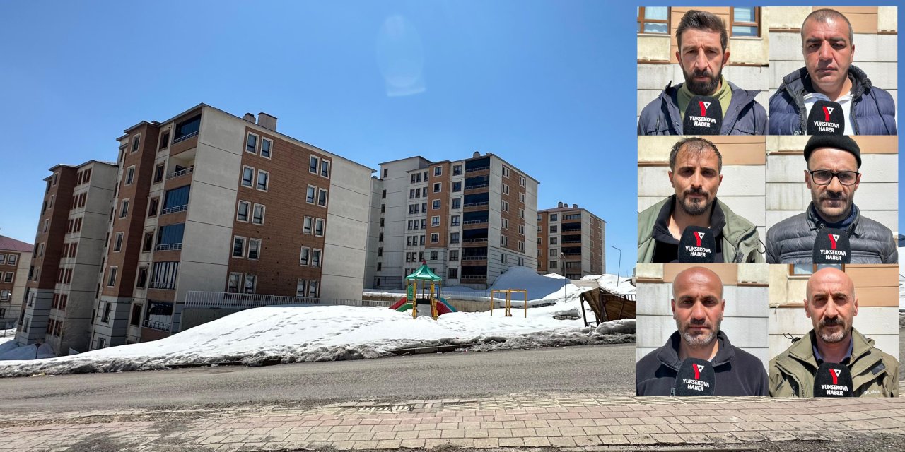 Yüksekova’da maaş alamayan Pizok TOKİ kapıcıları isyan etti: “Artık hizmet vermeyeceğiz”