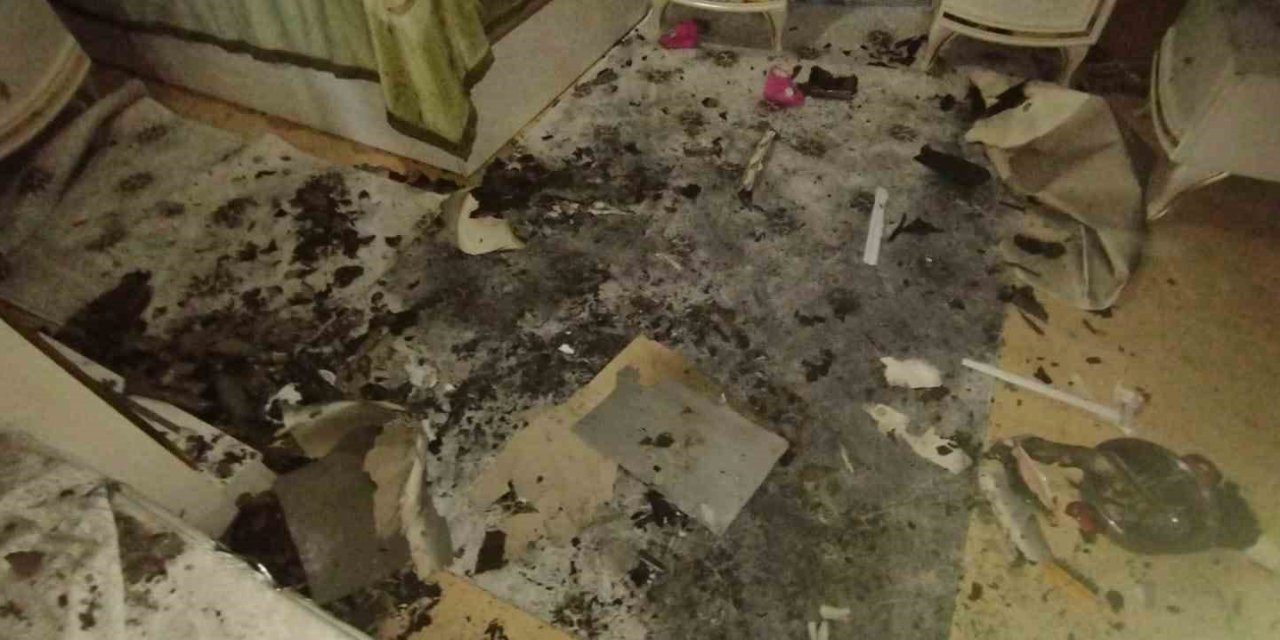 Başkale’de ev yangını maddi hasara yol açtı