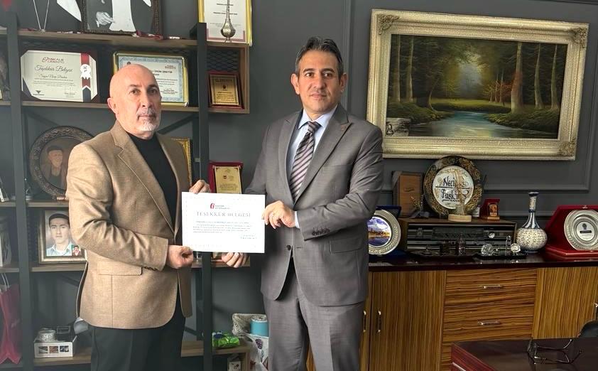 Yüksekova’da vergi rekortmenine teşekkür belgesi