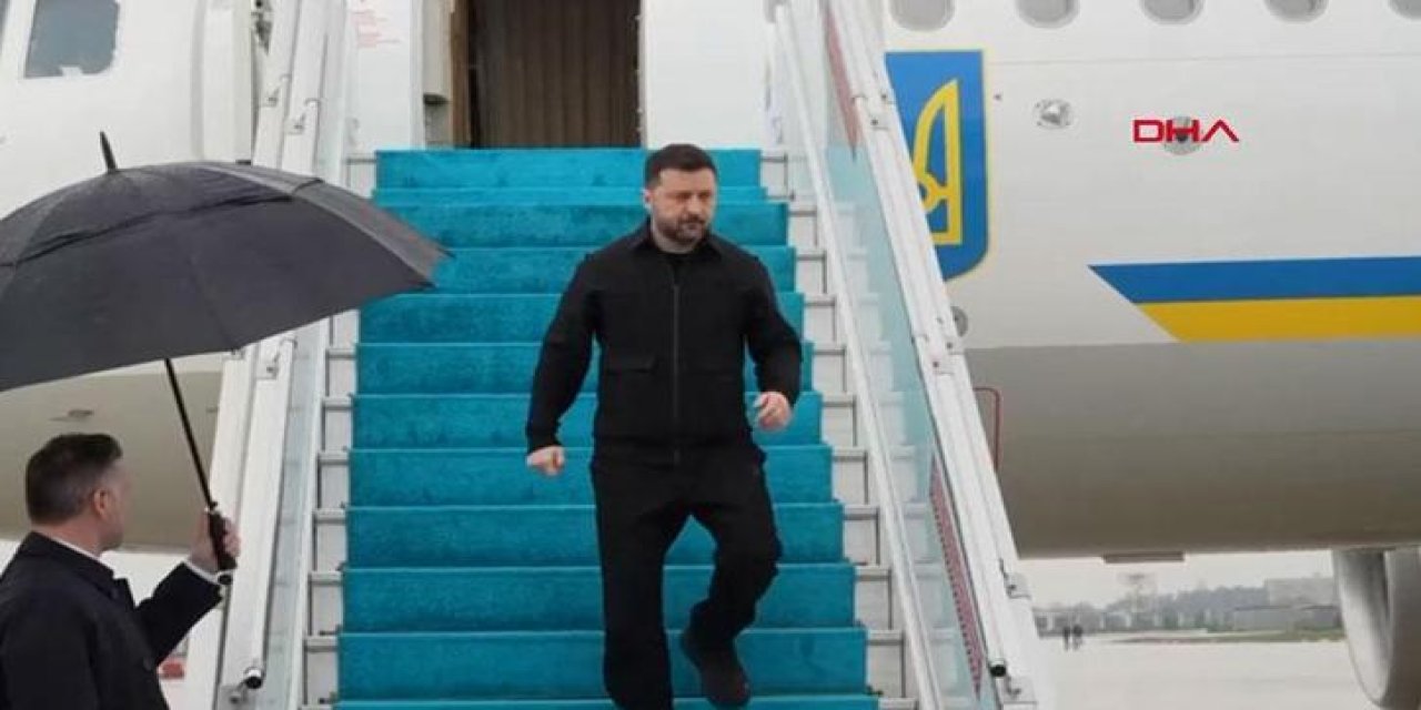Ukrayna Devlet Başkanı Zelenski İstanbul'a geldi