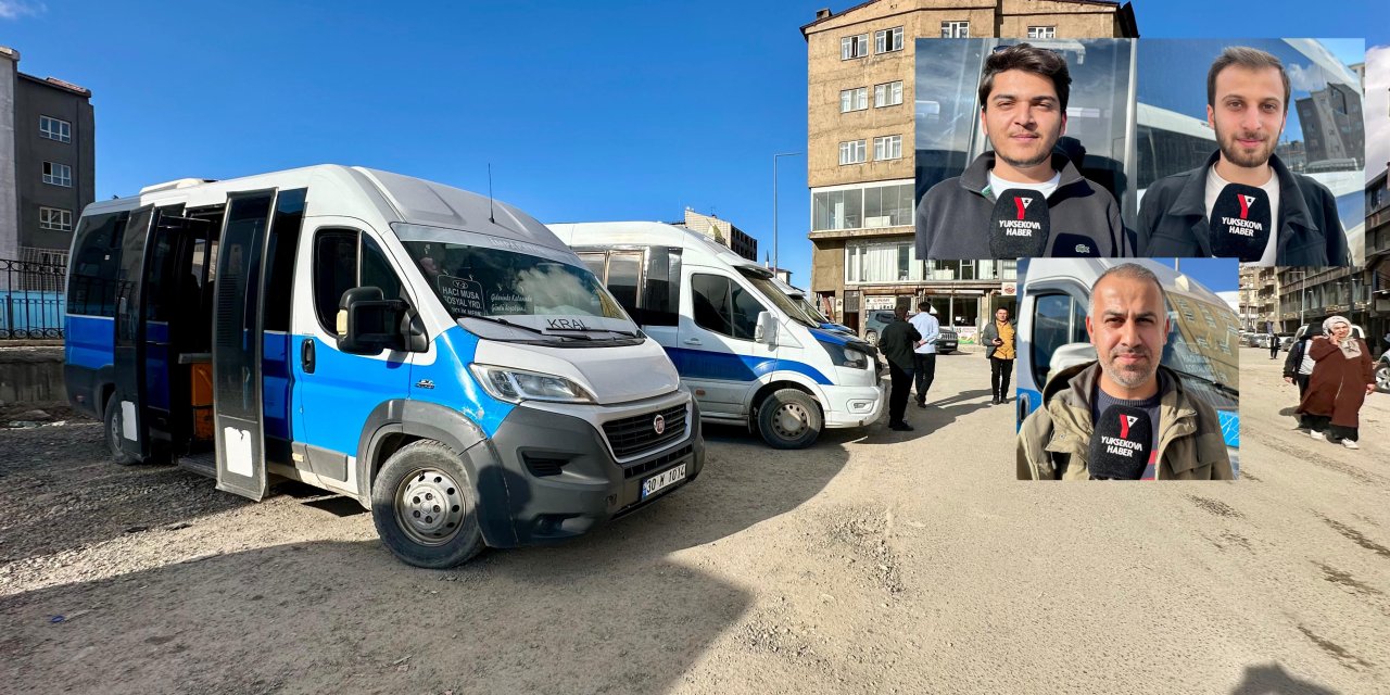 Yüksekova’da servis ücretlerine zam