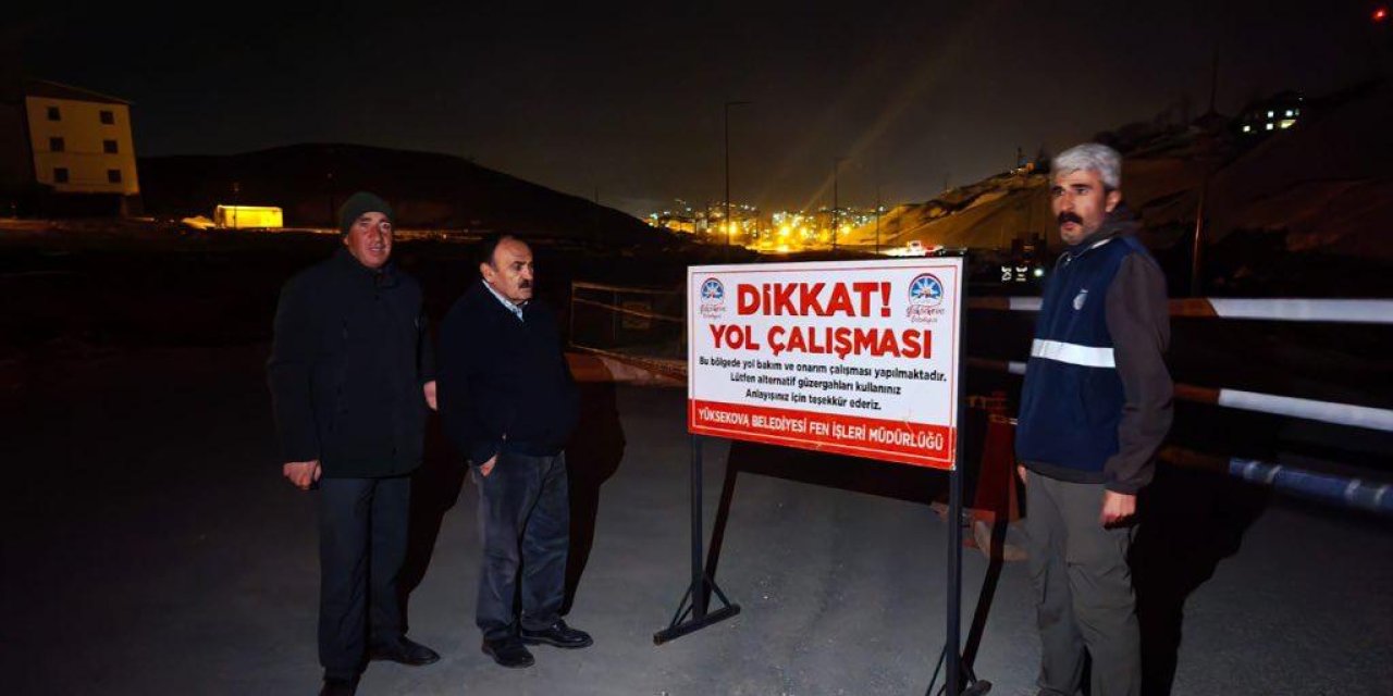 Pizok TOKİ yolunda ulaşım tek şeritten sağlanıyor