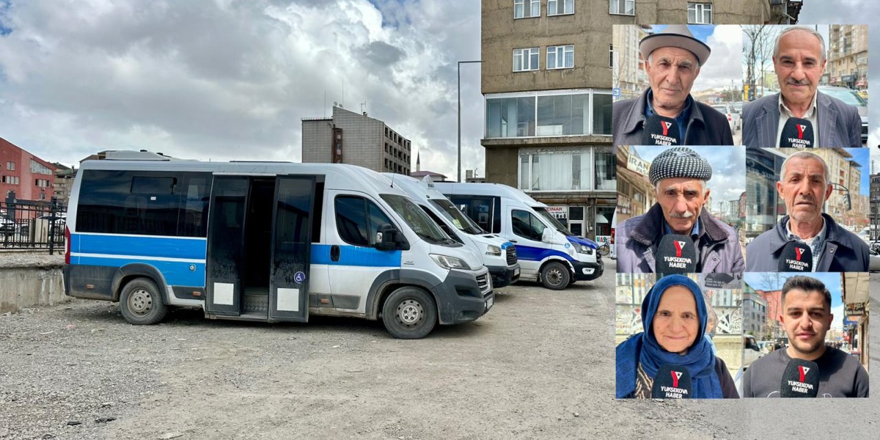 Yüksekova’da vatandaşlar zamlı ulaşım fiyatlarını değerlendirdi
