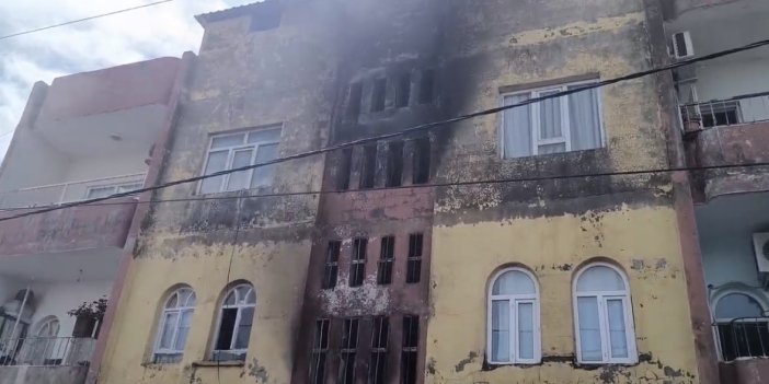 Kızıltepe'de müstakil evde çıkan yangında 4 kişi dumandan etkilendi