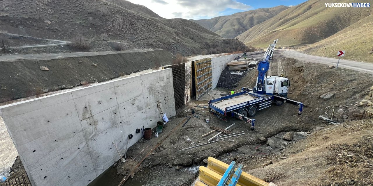 T1 ve T2 tünelleri arasındaki duble yol çalışmaları sürüyor