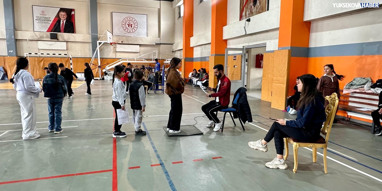 Yüksekova’da 3. sınıflara yönelik sportif yetenek taraması tamamlandı