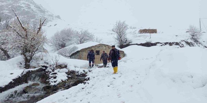 Hakkari’de su deposu kontrolü