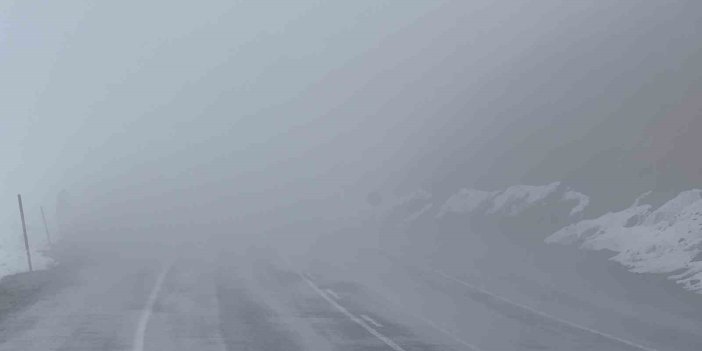 Hizan’da yoğun sis etkili oldu