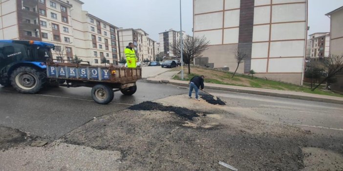 Şırnak’ta yollar yamalama çalışmaları başladı
