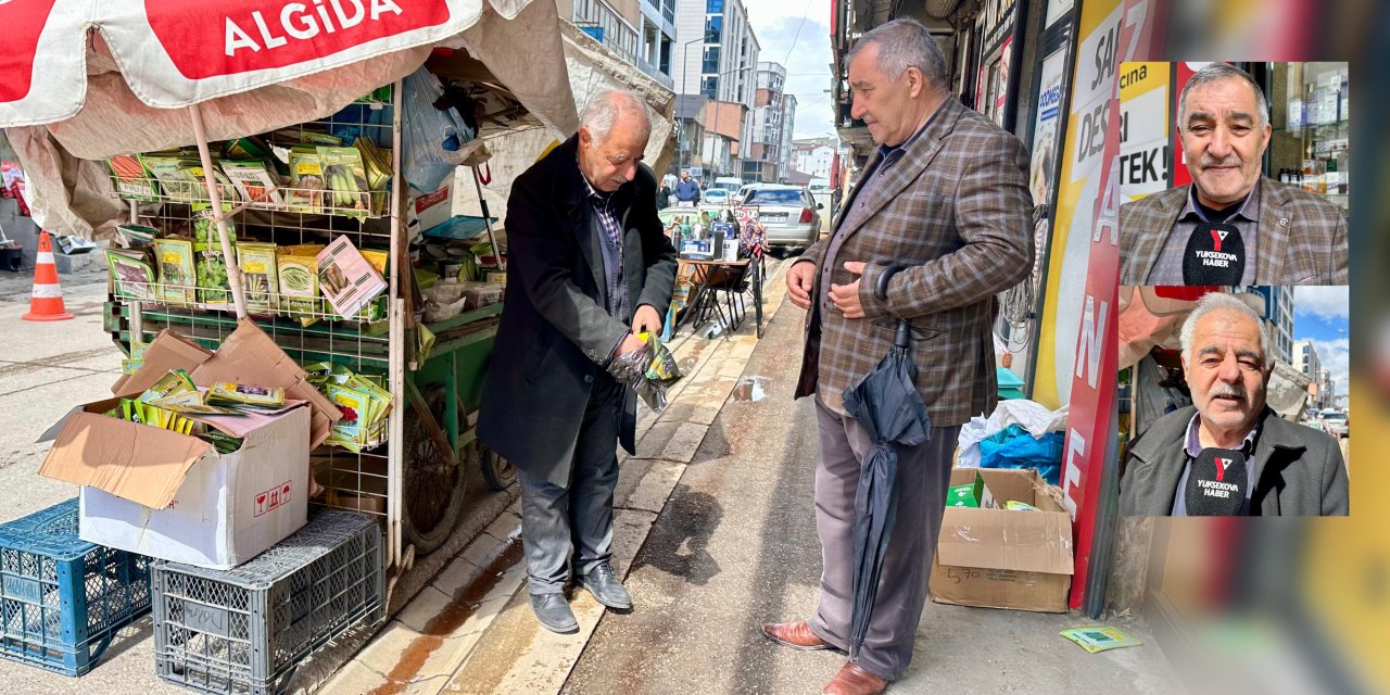 Yüksekova’da sebze tohumları tezgâhlarda yerini aldı