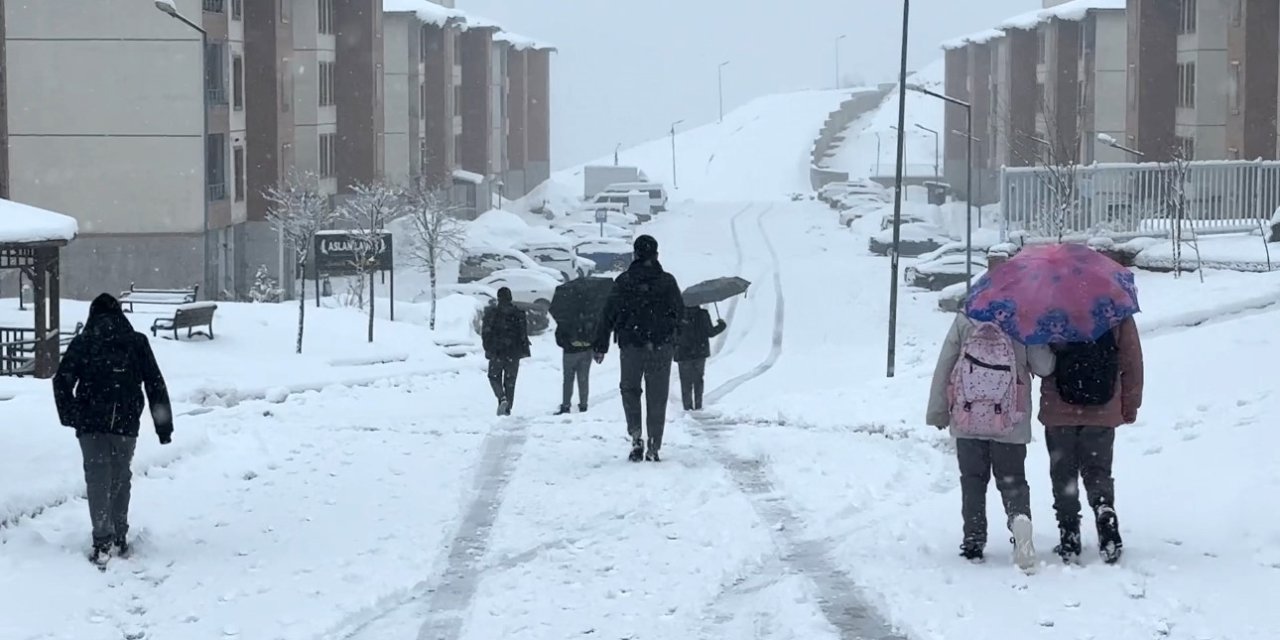 Yüksekova nisan ayında karla kaplandı