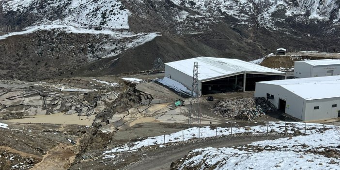 Hakkari’de heyelan: Katı Atık Tesisi kullanılamaz hale geldi