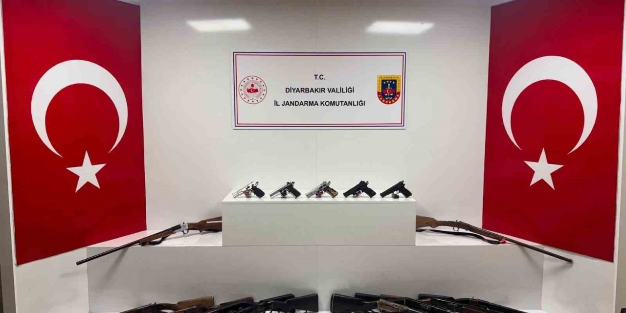 Diyarbakır’da 73 adet silah ele geçirildi