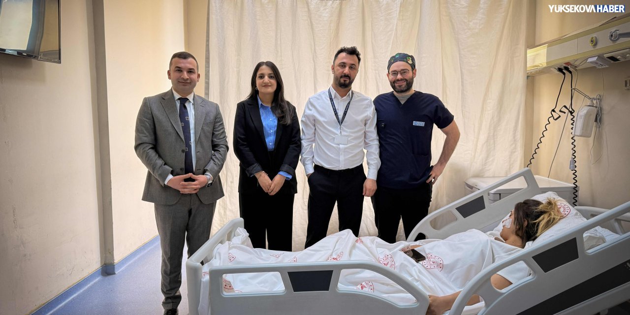Yüksekova’da ilk kez septal perforasyon ameliyatı yapıldı
