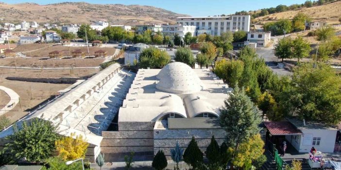 Çermik kaplıcaları ziyaretçilerini ağırlıyor