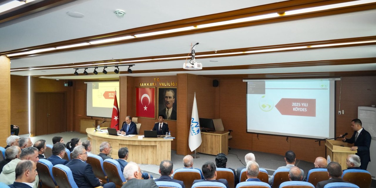 Hakkâri’de KÖYDES toplantısı düzenlendi