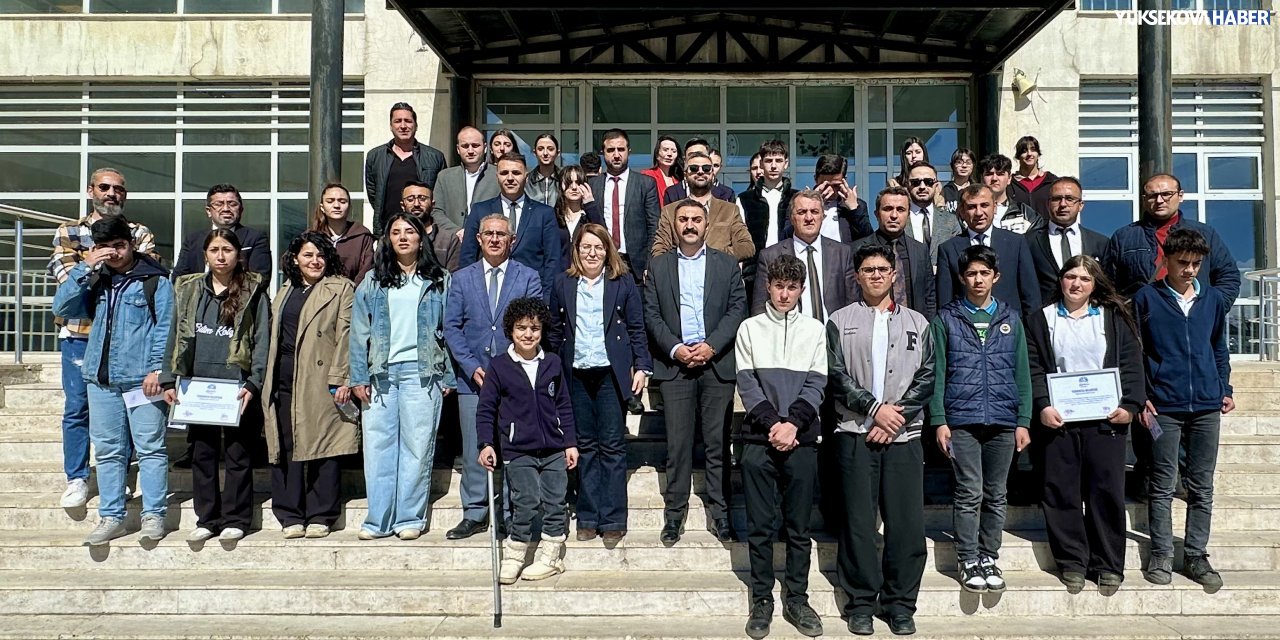 Yüksekova’da gençler doğa için yarıştı: En iyi projeler ödüllendirildi