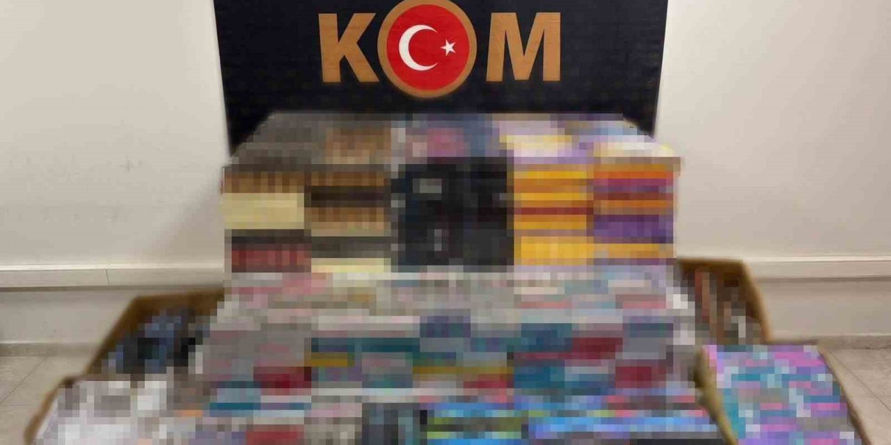 Mardin’de 19 bin paket kaçak sigara ele geçirildi