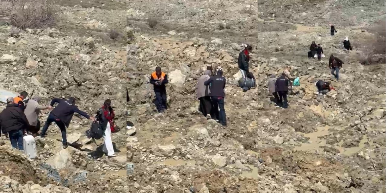 Hakkari–Van yolunda vatandaşlar zor şartlarda geçiş yapıyor