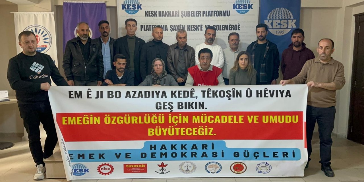 Hakkari’de 1 Mayıs programı açıklandı