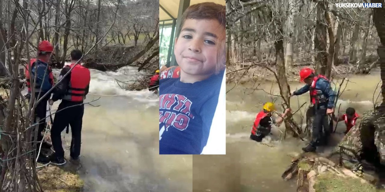 Şemdinli’de dereye düşen çocuk aranıyor