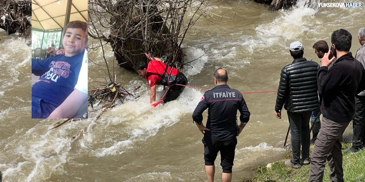 Şemdinli’de dereye düşen 8 yaşındaki çocuk için arama çalışması sürüyor