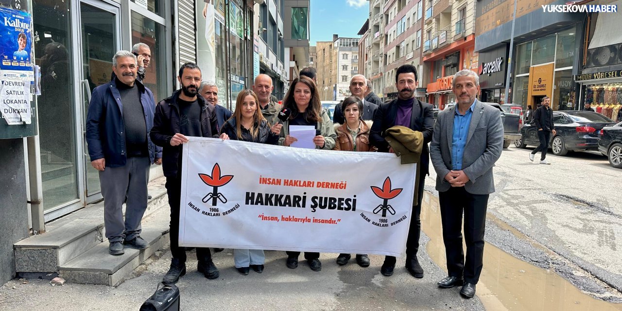 İHD Hakkari: "Silahsızlanma ve barış hukuki reformlarla güvence altına alınmalıdır”