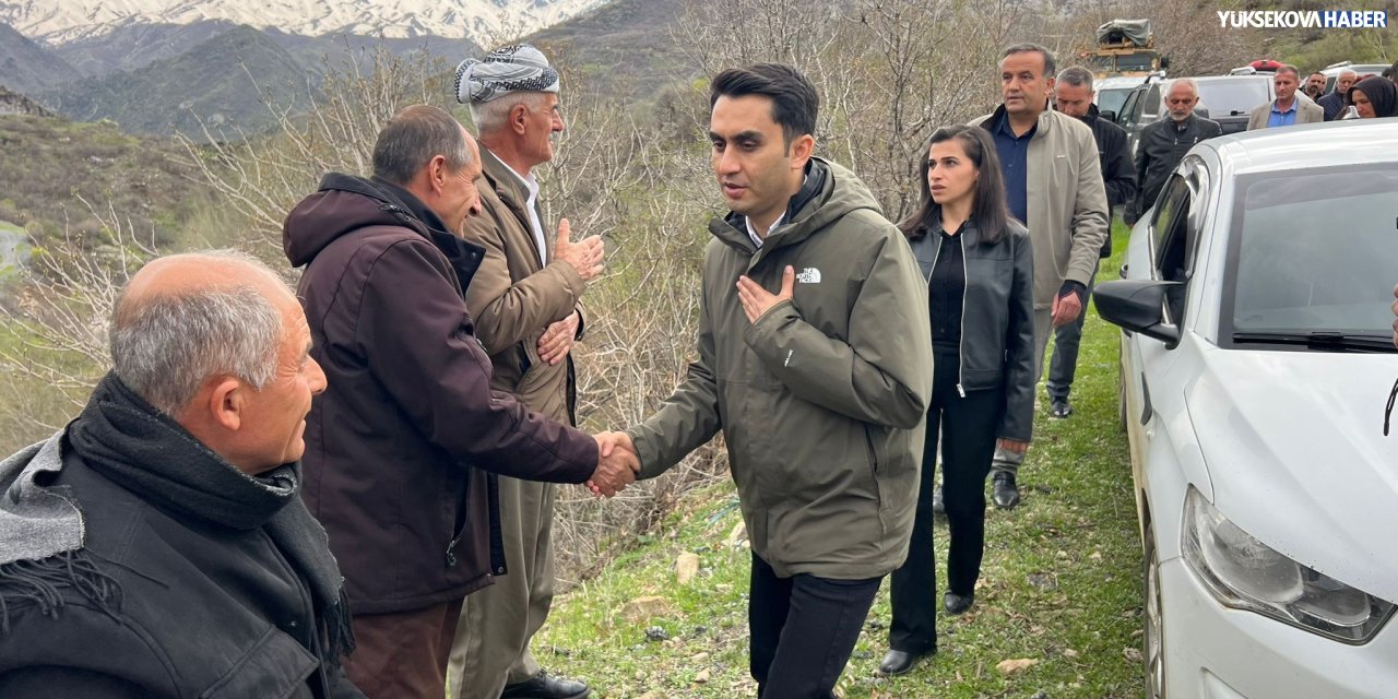 DEM Parti heyeti Osman Taş’ı arama çalışmalarını yerinde takip etti