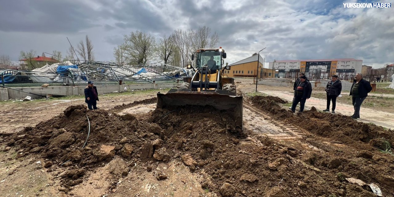 Yüksekova’da Engelli Koordinasyon Merkezi için kazı çalışmaları başladı