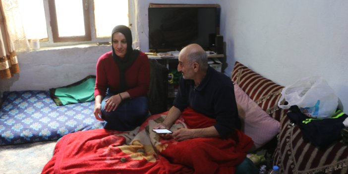 Yıkılmak üzere olan evde 6 kişilik Ötken ailesinin yaşam mücadelesi