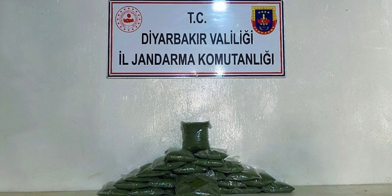 Diyarbakır’da 20 kilo 600 gram uyuşturucu ele geçirildi
