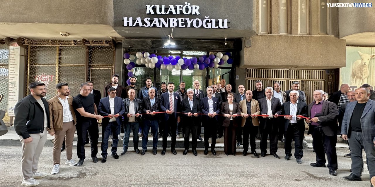 Yüksekova’da “Hasanbeyoğlu Kuaför” hizmete açıldı