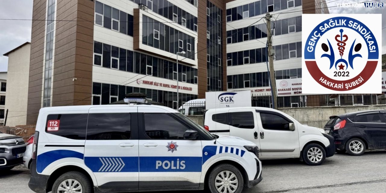 Genç Sağlık Sendikası Hakkâri Şubesi’nden bıçaklı saldırı sonrası güvenlik çağrısı