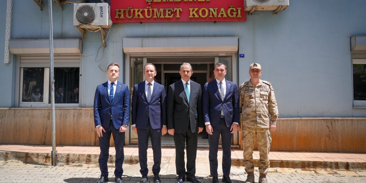 Vali Taşyapan Şemdinli’de kurum ziyaretlerinde bulundu