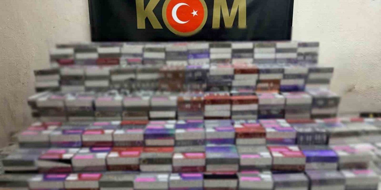 Nusaybin’de 12 bin 780 paket elektronik sigara kiti ele geçirildi