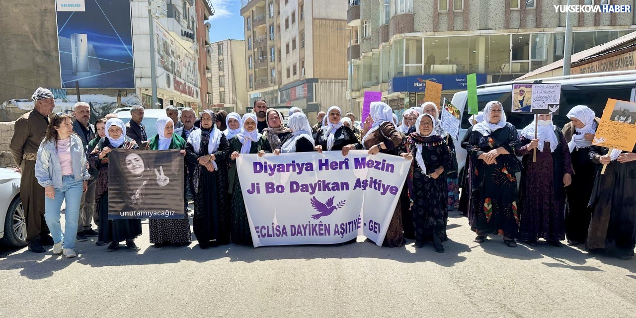Yüksekova’da Barış Anneleri’nden “barış süreci” çağrısı