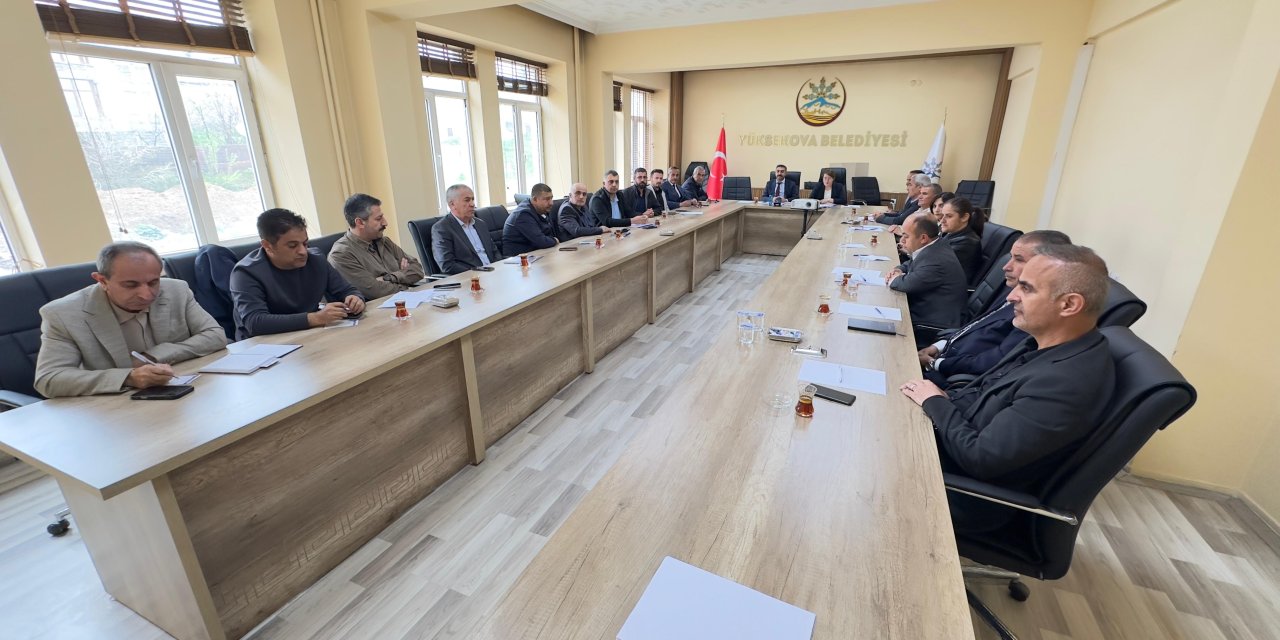 Yüksekova Belediyesi’nde hizmet koordinasyonu toplantısı