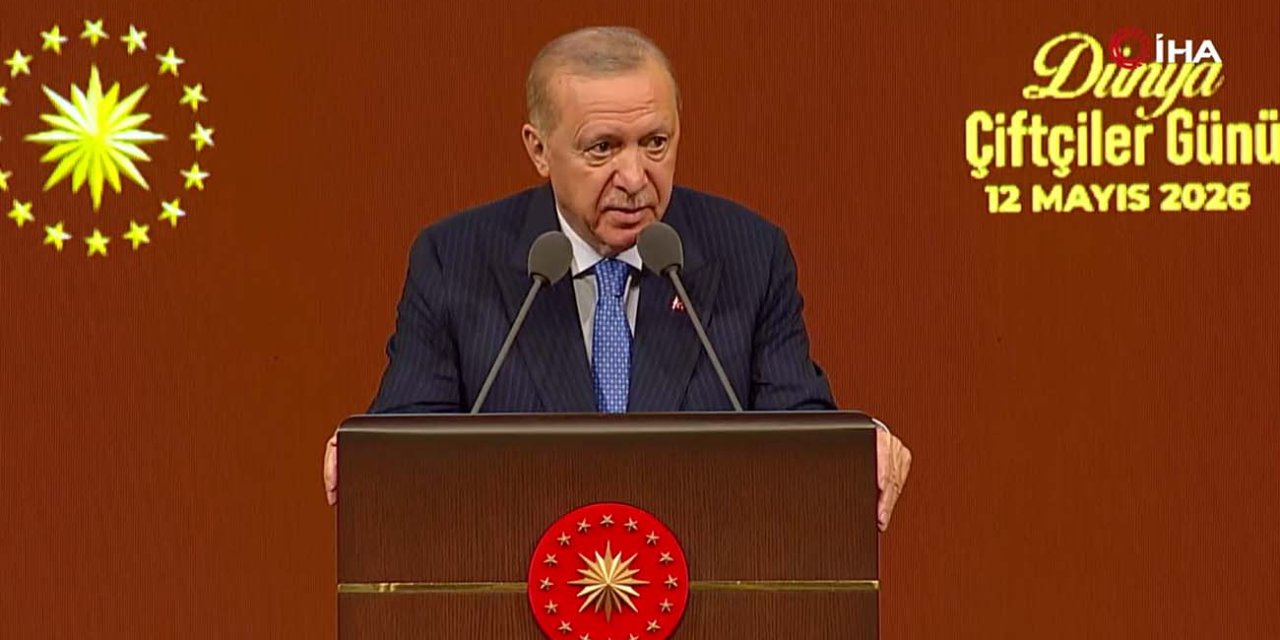Cumhurbaşkanı Erdoğan'dan 'Dünya Çiftçiler Günü Programı'nda açıklamalar