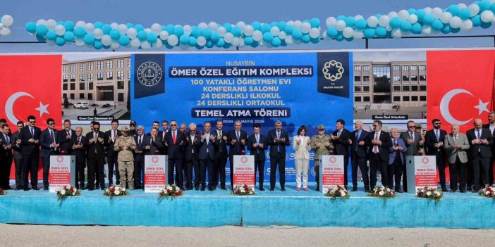 Nusaybin’de öğretmenevi ve eğitim kompleksinin temeli atıldı